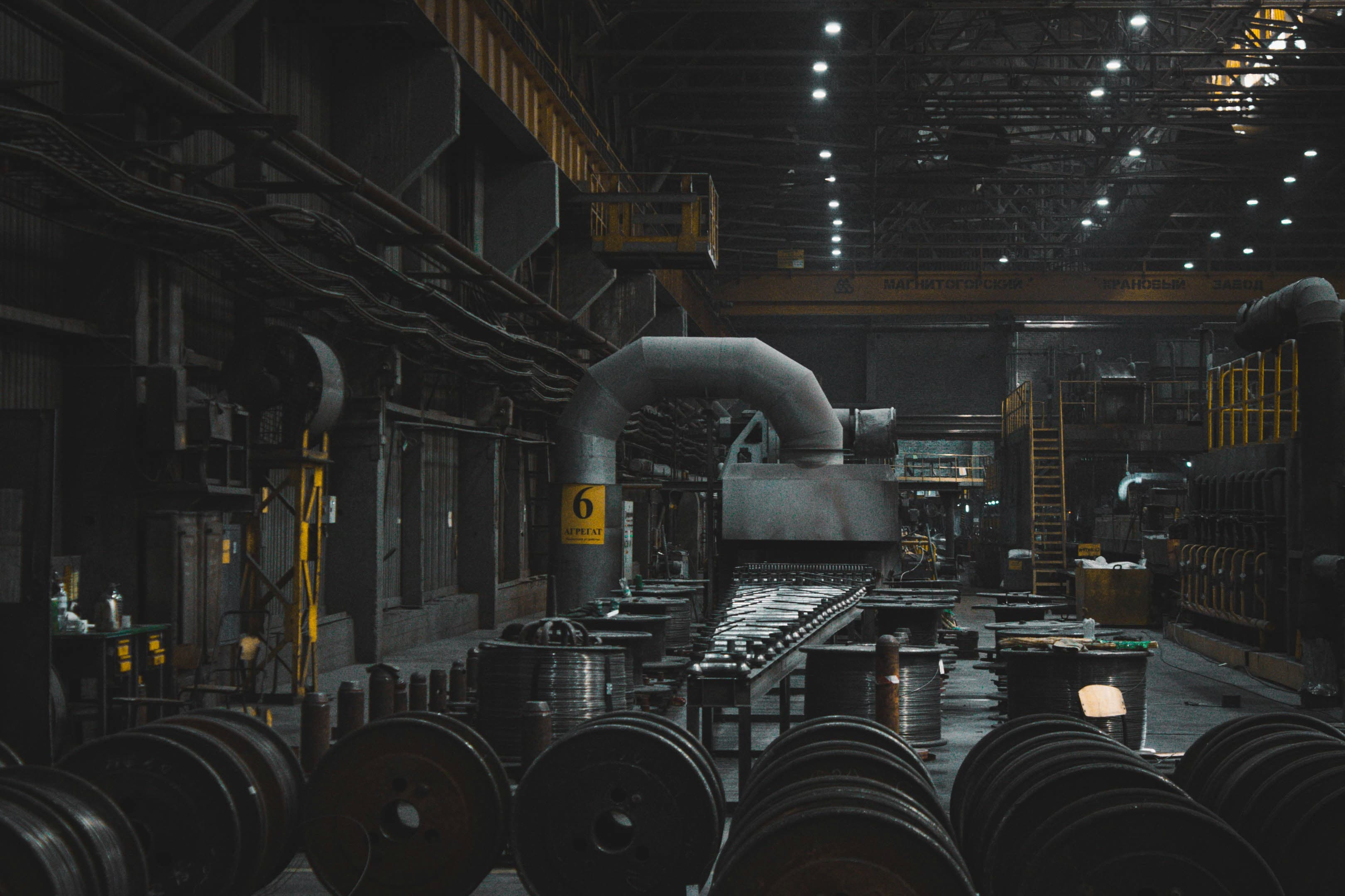 Kontrollraumartige Industriestimmung
